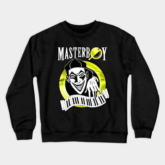 Masterboy - Dance 90's golden yellow collector edition Crewneck Sweatshirt by BACK TO THE 90´S